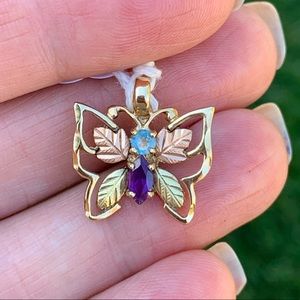 10k Gold Butterfly Pendant
